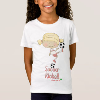Girls Soccer Kicks T-Shirt
