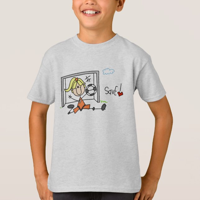 Girls Soccer Save Shirt (Front)