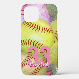 Girls Softball iPhone 12 Pro Case