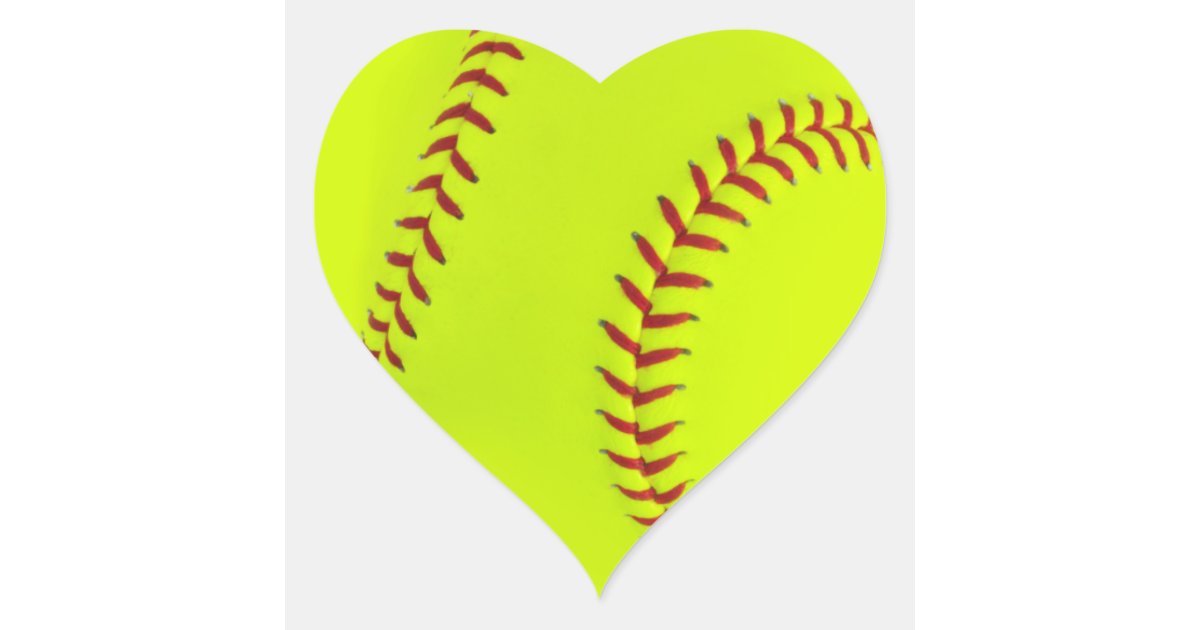 Image result for softball heart image