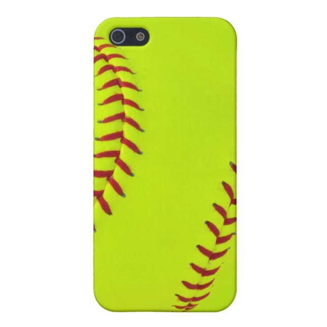 Girls softball iPhone 5/5s case (Back)