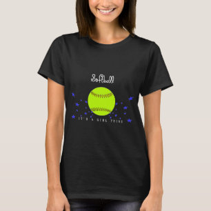 Girl's Softball Shirt