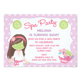spa day invitations