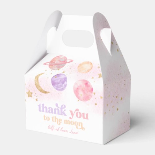 Girls Space Party Favor Boxes