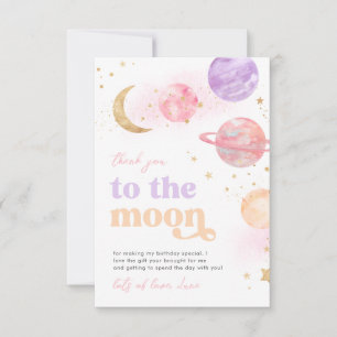 Girl's Space Thank You Cards