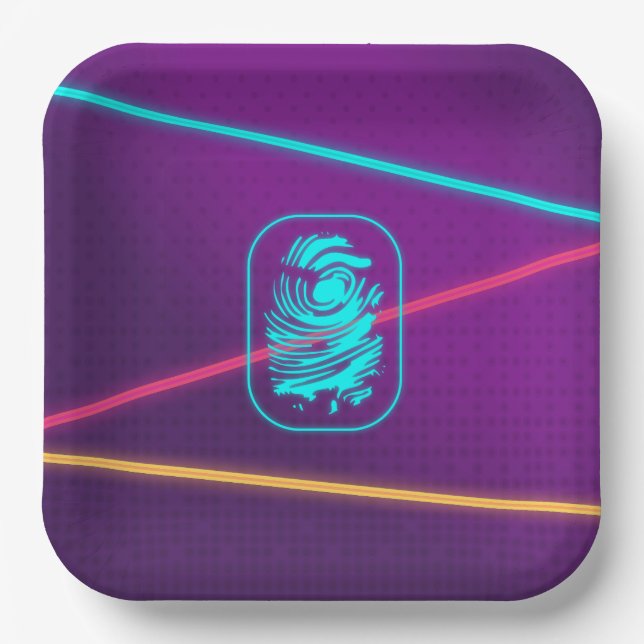 Girls Spy Party Laser Plates (Front)