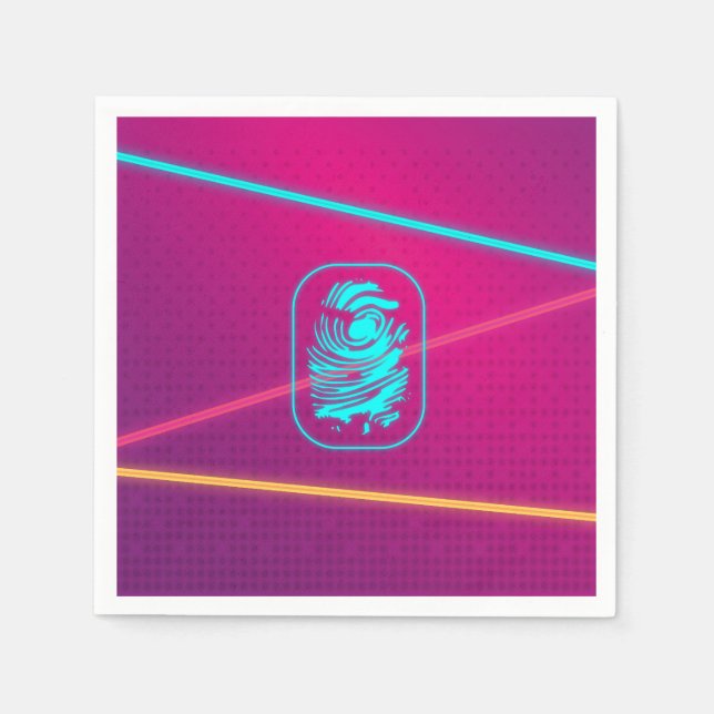 Girls Spy Party Laser Plates Napkins (Front)
