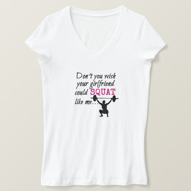 Girls Squat Tshirt (Design Front)