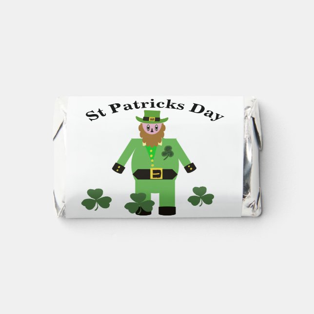 Girls St Patricks Day Leprechaun  Hershey's Miniatures (Front)