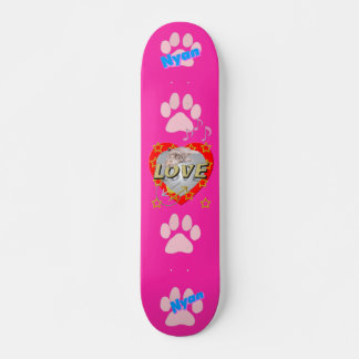 Girls Star ♡ LOVE Nyan Pink Skateboard
