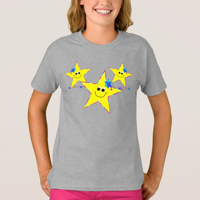Girl's Stars T-shirt (Front)