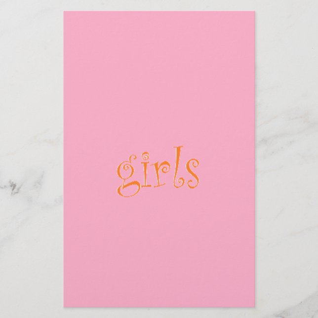 girls stationery (Front)