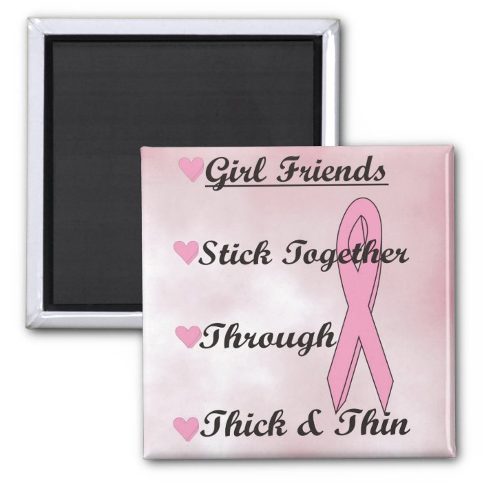 Girls Stick Together Refrigerator Magnets