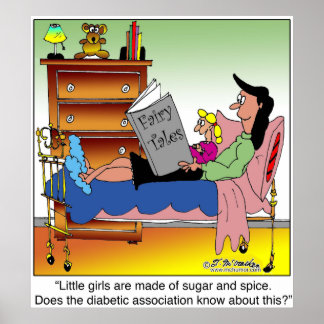 Girls, Sugar, Spice & Diabetes Poster