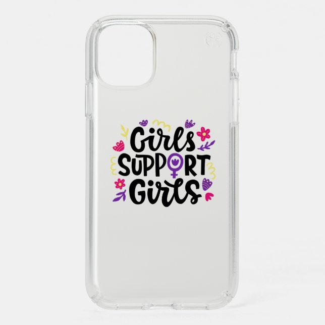 Girls Support Girls Speck iPhone 11 Case (Front)