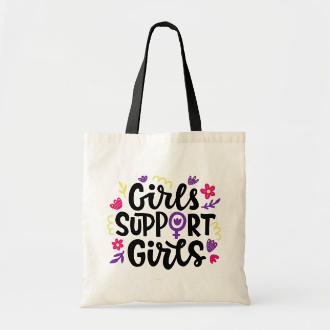 Girls Support Girls Tote Bag (Front)