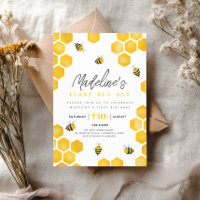 Girls Sweet Summer First Bee Day 1st Birthday