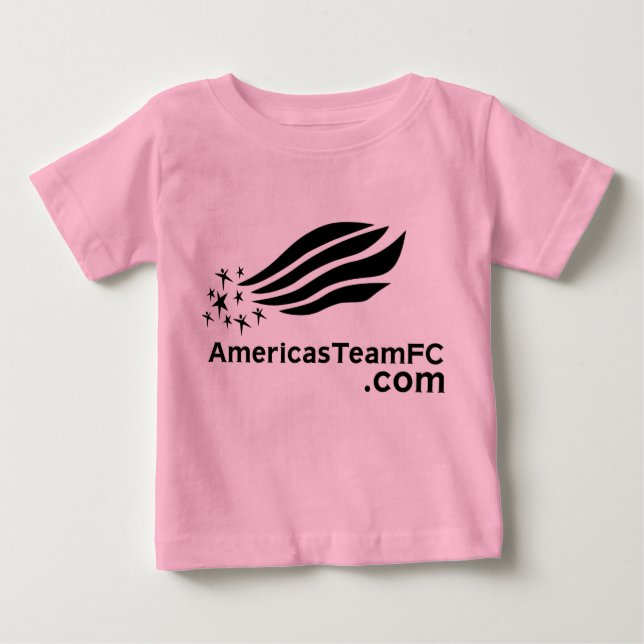 girls t-shirt america's team fc (Front)