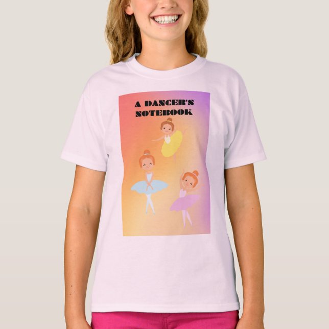 Girls T-shirt ballerinas (Front)