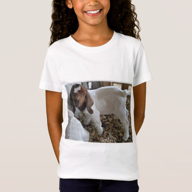 Girl's T-Shirt - Be Good to Your Tribe - Boer Goat (Front)