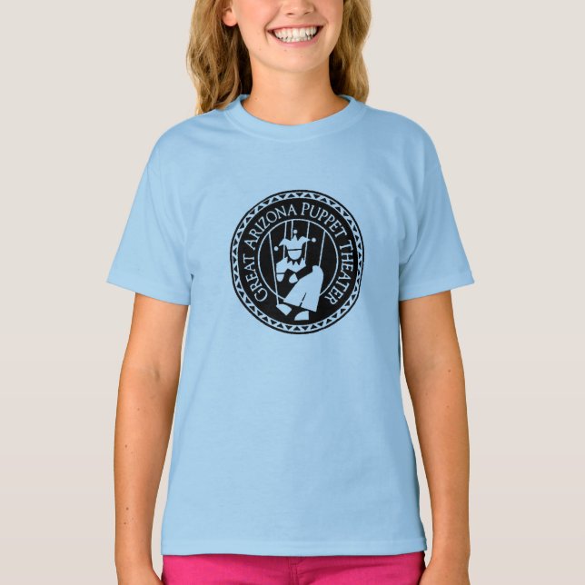 Girls T-shirt, large logo T-Shirt (Front)