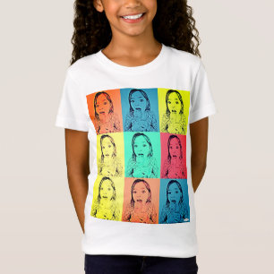 Girl's T-Shirt - Multi-Color Graphic - HAMbWG