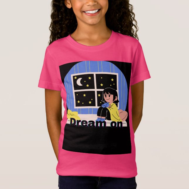 Girls T shirts as a night dress  (Front)