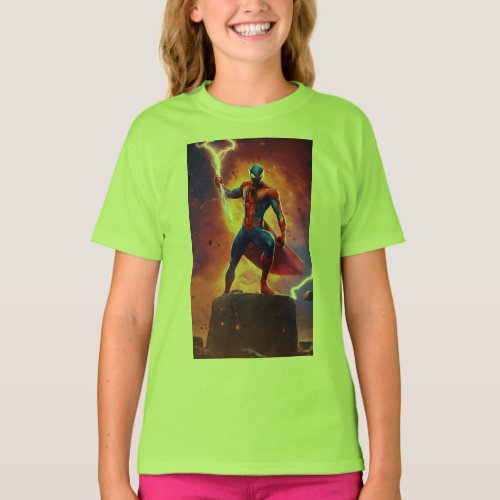 Girls T_Shirts superhero