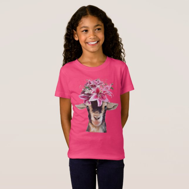 Girls Tee Lilly the Goat (Front Full)