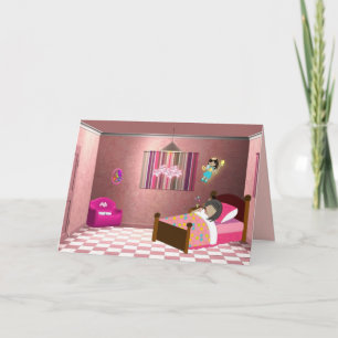 Girls Tooth Fairy Card 2