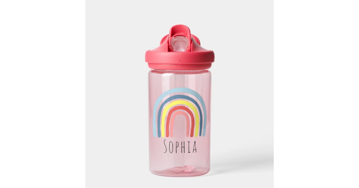 Personalised Bottle With Straw Custom Water Bottles-kids School Bottle  Nursery Toddler Bottle Name on A Bottle Stainless Steel girls 