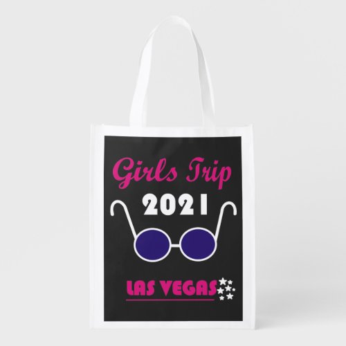Girls trip 2021 las vegas shirt grocery bag