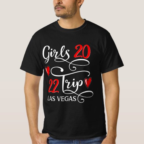 Girls Trip 2022 Las Vegas Vacation Beach Group Mat T_Shirt