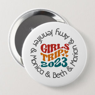 Girl's Trip 2023 Customizable Colors and Text Button