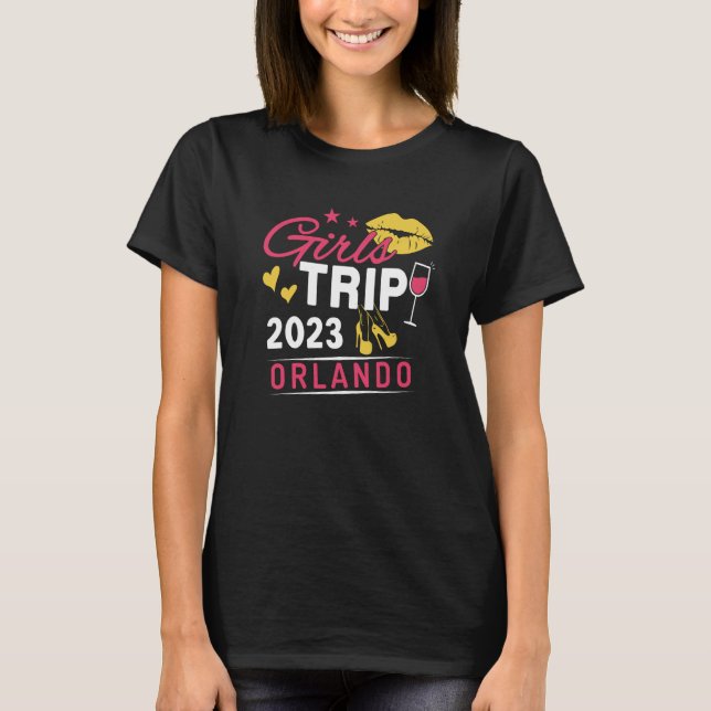 Girls Trip 2023 Orlando Weekend Travel Group Match T-Shirt (Front)