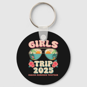 Girls Trip 2025 Beach Weekend Summer Vacation Matc Keychain