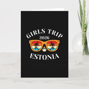 Girls Trip 2026 Estonia Cruise Vacation Travel Card