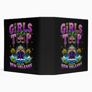 Girls Trip 2026 New Orleans 3 Ring Binder