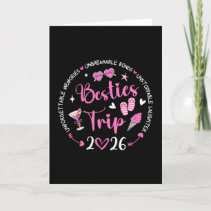 Girls Trip 2026 Women Weekend Summer Vacation Beac Card