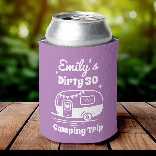 Girls Trip Bachelorette Birthday Party Camping Can Cooler