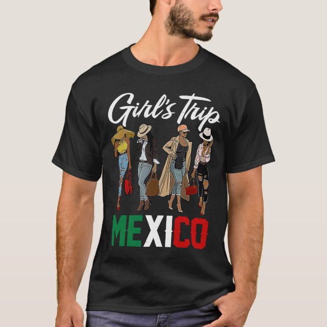 Girls Trip Black Women Queen Melanin African Ameri T-Shirt (Front)