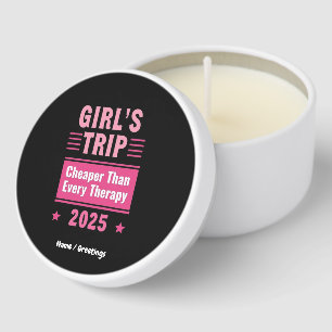 Girls Trip Cheaper Than A Therapy Fun-Filled trip Mini Candle Favors
