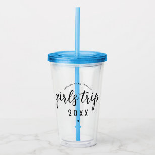 Girl's Trip Cheaper Than Therapy - Personalized Acrylic Tumbler