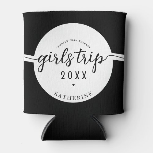Girls Trip Cheaper Than Therapy Custom Vacation Can Cooler