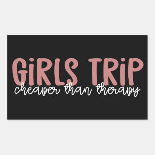 Custom Stickers - Greeting Cards: Girl's Trip