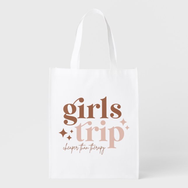 Girls Trip Cheaper than Therapy Welcome Bag (Front)