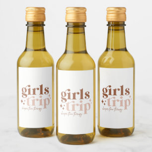 Girls Trip Cheaper than Therapy Wine Label