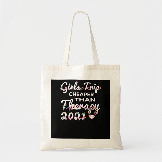 girls trip cheaper tote bag (Front)