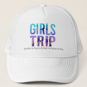 Girl's Trip Customizable Colors and Text Trucker Hat