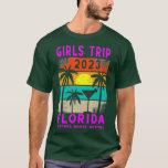 Girls Trip Florida 2023 Students Women Vacation Ho T-Shirt